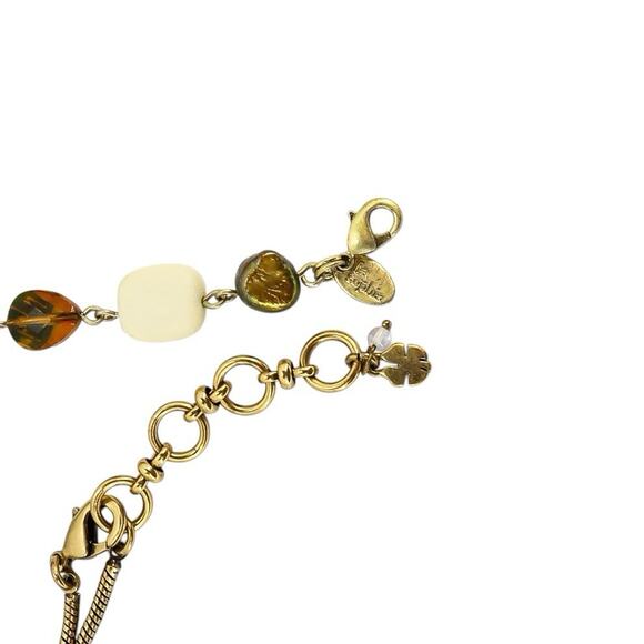 Lot Vintage To Now Jewelry Faux Tortoiseshell Goldtone Earthy Green Incl Signed - Picture 4 of 10